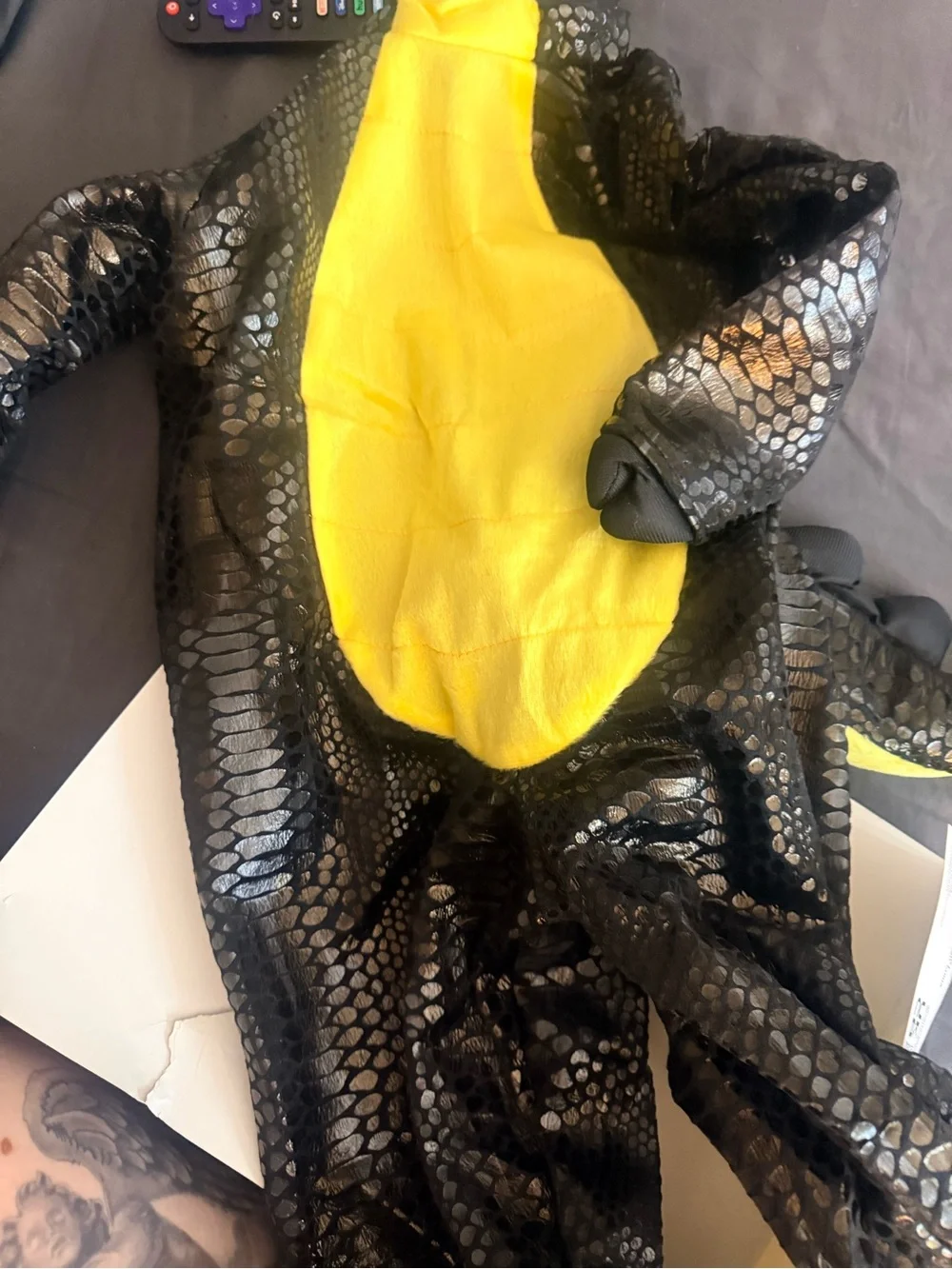 Spooktacular Creations Kids Black & Yellow Dragon Costume - 3T